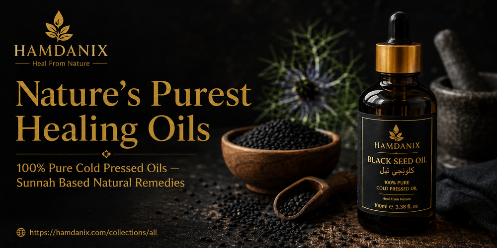HAMDANIX Black Seed Oil — کلونجی آئل | 100ml Cold Pressed